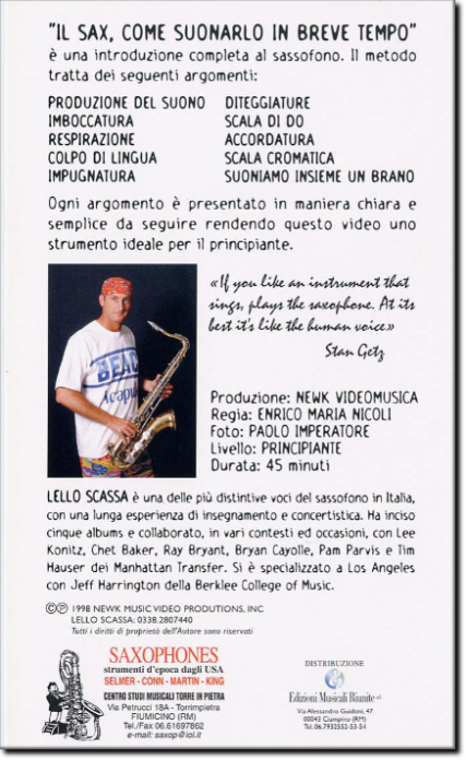 <img src="videomanuale.jpg" alt="il sax come suonarlo in breve tempo 2">